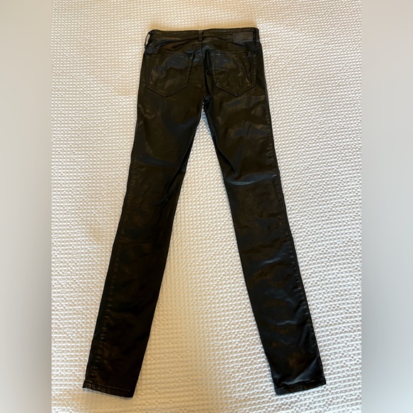 Diesel Black Leather Jeans - Picture 4 of 7